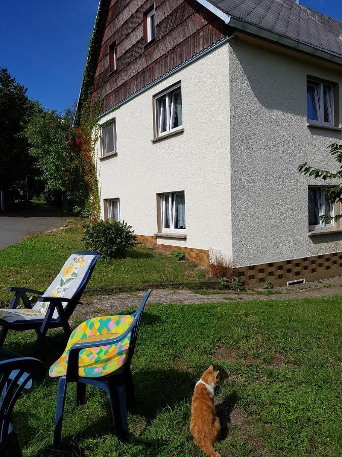 Ferienwohnung Im Obstgarten Borlas Buitenkant foto